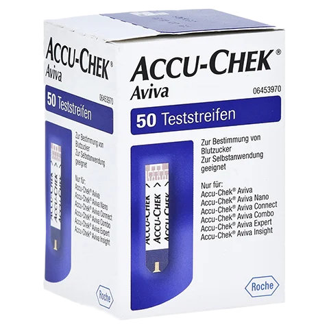 ACCU-CHECK®  Aviva Teststreien - 50 Stück 