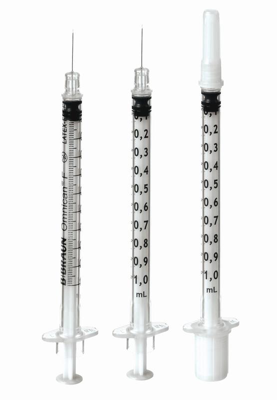 Omnican® 100 Einmal-Insulinspritze - 0,30 x 12 mm 1 ml 100 x 1 Stück