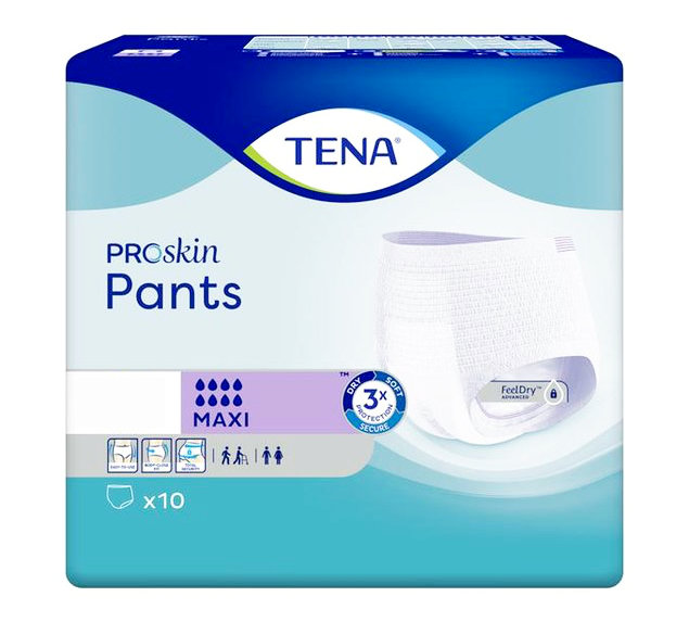 TENA® Pants Maxi - 8 Tropfen Gr. L 10 Stück