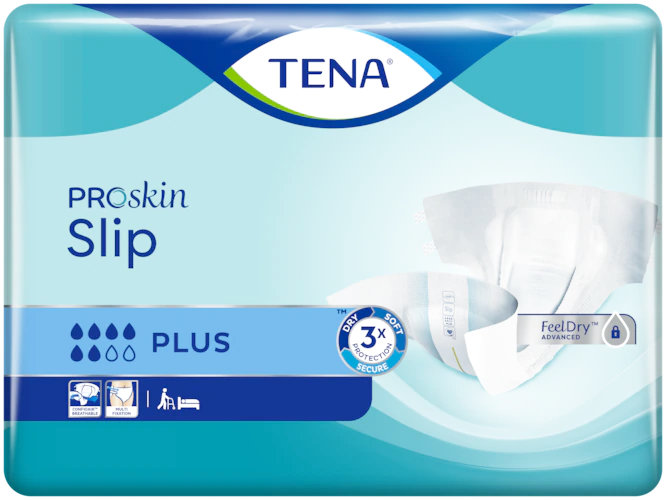 TENA® Slip Plus - 6 Tropfen Gr. S 30 Stück