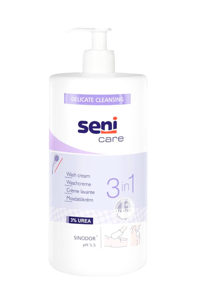 SENI® Care Waschcreme 3 in 1 mit Urea - 500 ml