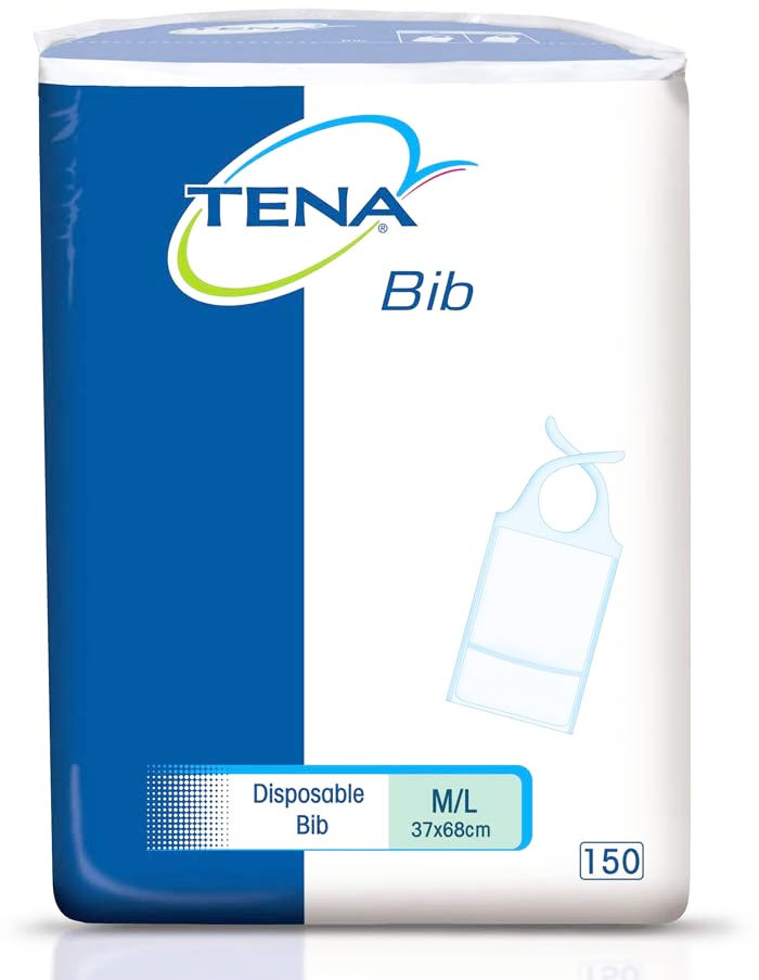 TENA® Bib Schutzserviette - G. M/L 150 Stück 