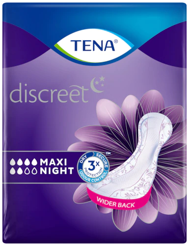 TENA® Lady Discreet Maxi Night - 6 Tropfen 12 Stück 